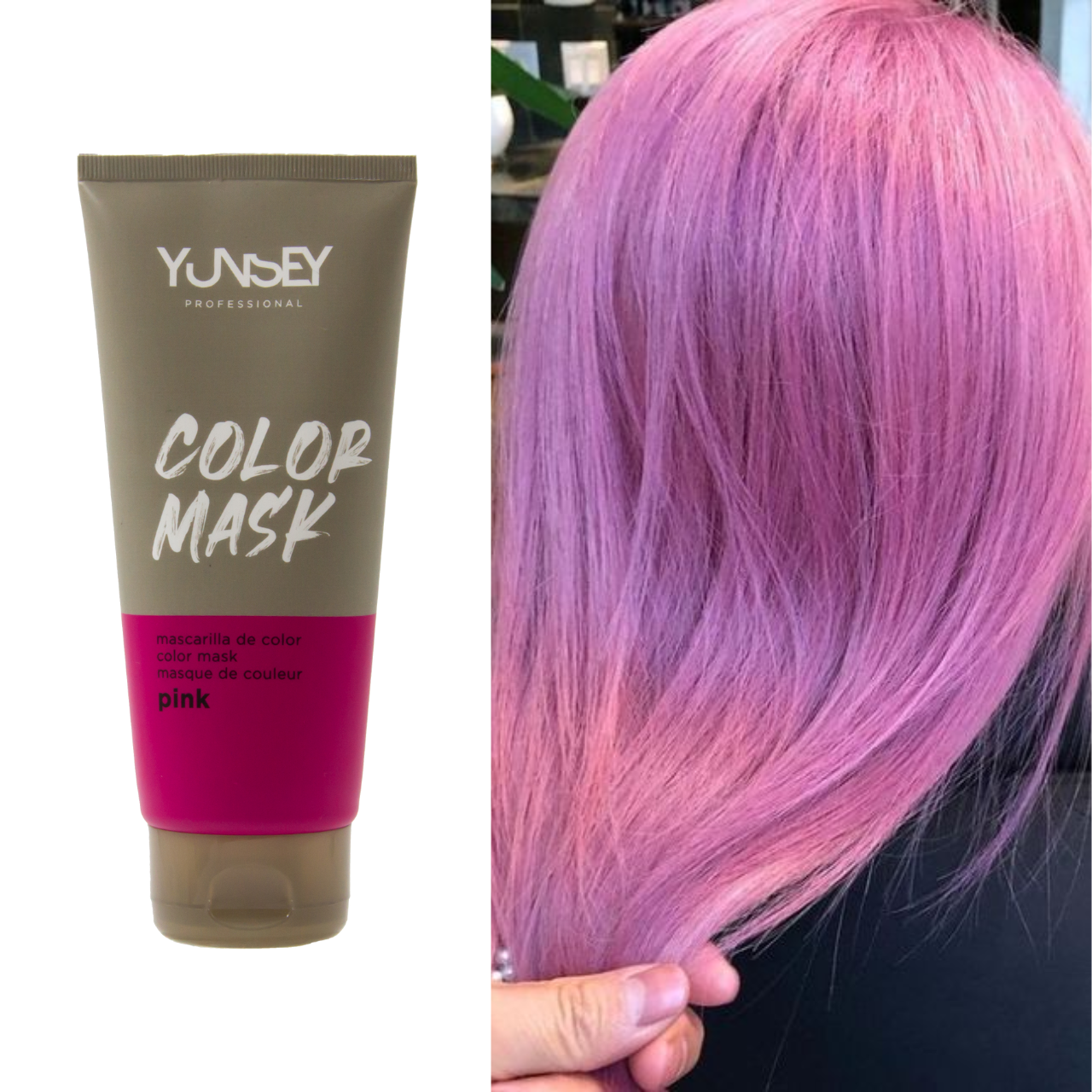 Color Mask Yunsey màu Pink (hồng)